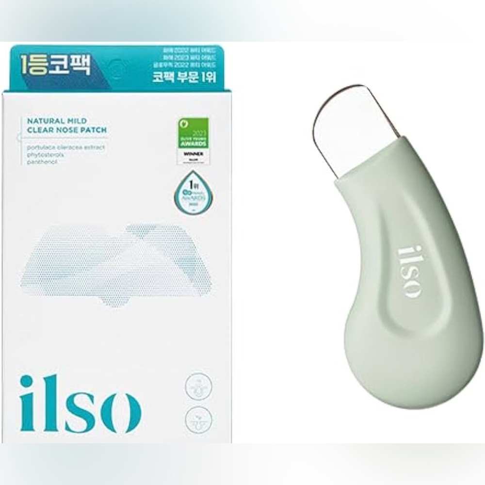 ilso Deep Clean Master Blackhead Remover Tool Exfoliator + Mild Clear Nose Patch
